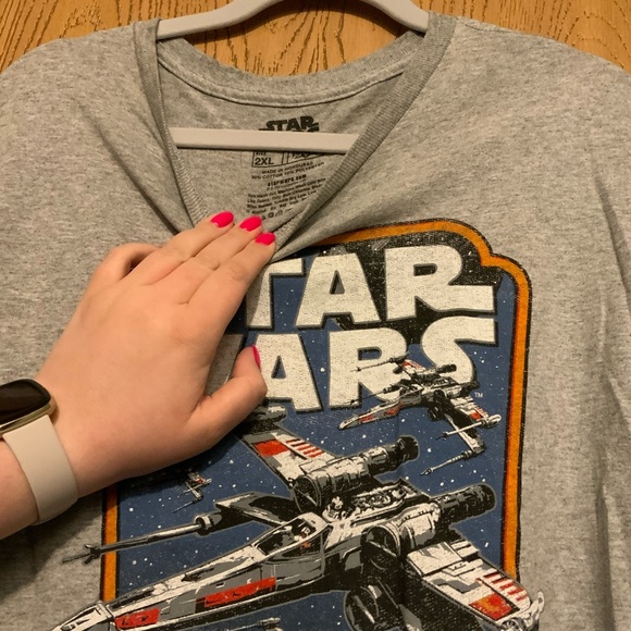 Grey Mens Star Wars tee size 2 xl - Picture 3 of 4
